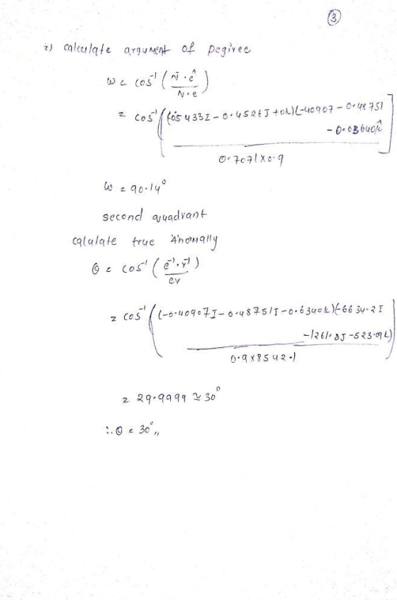 Noe 2) calculate argument of Degives We cos (ni. O 2 Cosfos 4 33Z-0.45245 +0k)-40907 - Or 751 -0.63600 07071809 90.140 sost