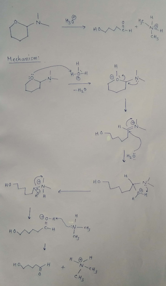 Mechanism Н H-0H ON- — Н, О но н Но те: 20- не : - сH, eta на Н НО о H + NCH сні