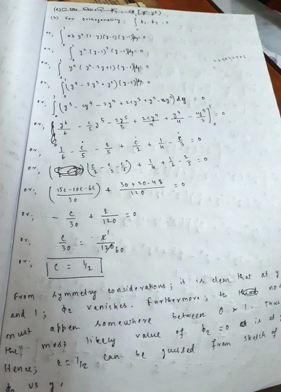 19 fuck . ) ; ab yo-y)(4-1)(x - 1)kaya 2 1 ye - 2y + 1) (4. day o on ſigo - 24% • yo) (4-034 I from bymmetry considerations;