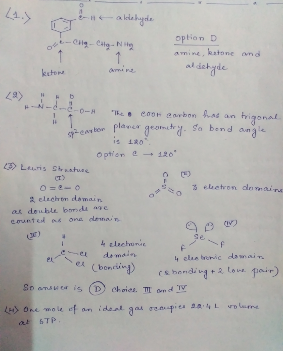 ズ 0 -e--H ← aldehyde option D amine, ketone am a al dehyde amu ne katone 2D еоо н eamb on prag an trigonal- 14 St2 easbon pla