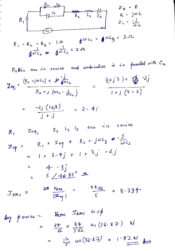 Ara tamen met Amma M ZR ER 3 - jwb 2certer R, -е, - , : 12 ФL = jol, = 3л. Bwda = jwes= am -2 (143) . 2-4; Rz8L2. are in seri