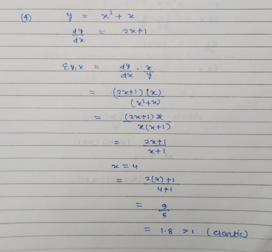 y = dy x²+x = aut! dr Ey, x = Eyx = d4. 2 dre d.get = (2007)) (x) (x2+2) (2x+1)x *(+1) zati xtl nezu 2 (4)+1 4 +1 = 1.8 >1 (c