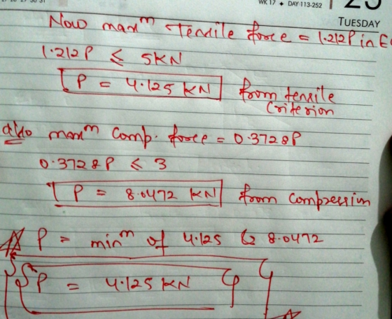WK 17 - DAY 113-252 TUESDAY Now man Tendile force a 1.212 Pinto 1.212 p < SKN 4.125 kn from tensite Critesion dildo mamm comp