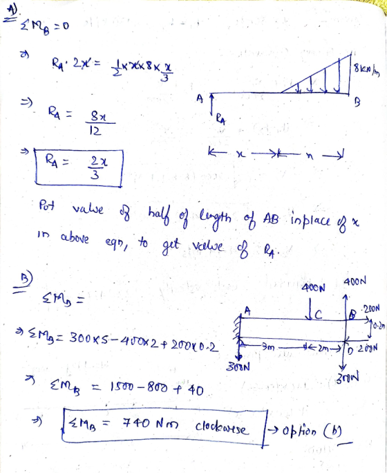 .W 2 M$=0 to of Pu! 2X = $x**8XXI skin Pot valse of half of length of AB in place of a in above egn, to get value of RA S 40C