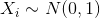X_i \sim N(0,1)