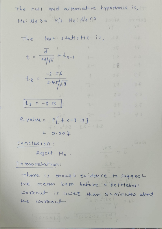 The null and alternative and alternative hypothes is is, Hold > 0 v/s Halldro The test statistic is, sa S T t = nto- sa/vo -2