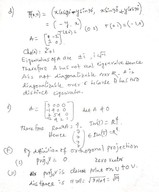 d ) Flaxy) = (xlosgeysingo, «Singö +86595) s-y, x) (o 1) FCO)=(-1,0) T(10) = A= 1-es ChAG) = x+1 Eigenvalues of A are ti , i