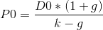 DO*(1 +9) PO = 1 -9