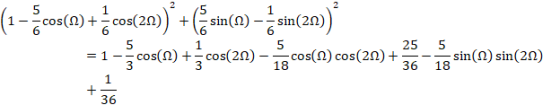 (1-cos(m) +.cos(20) + (6 sin(n) sin(20) + 5 25 cos(12) cos(21)+ sin(12) sin(21) L 18 +