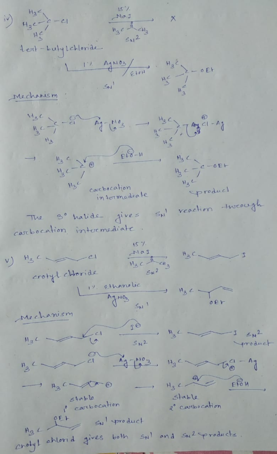 15% H₃- -cl 542 text -buty Ichloride Agnoz/ EtOH • Et Mechanism H₂6 HC H3 142 E18 - H₃c COEL H3 Carbocation informadeale spro