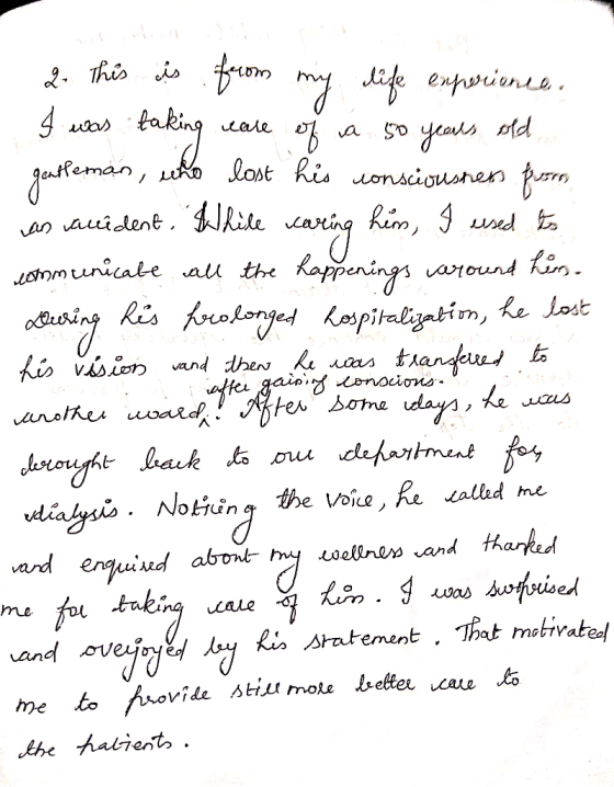 - 2- This is from my life experience. - I was taking care of a 50 years old gentleman, who lost his consciousness fuser an ac