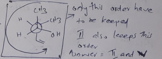CH3 OH Tooly this order have to be keeped I also leeeps this order Anwer II and N