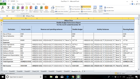 Fxcel Poo-1. Microsoft Exoel File oe Insert Page Layout Feemulas Dala Review View rnshaw Formulas Use in FormulaTrace Depende