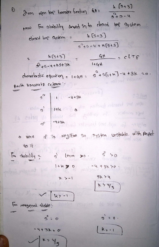Bnen tonas hen ( 3) 2 closed loop gekm = k (s+3 k 091 3) 4QH Rooth Hotuz ciovau nr Itk to 1 K7Уз 1k7-1