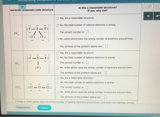 Is this a reasonable structure? If not, why not? molecule proposed Lewis structure Yes, its a reasonable structure. C .1 O N