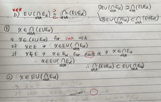 XE CEUEa) for each odEA deA CeA