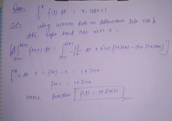 dt Sol dffenentiate lat ide Usiny dff. uighs hand stde leibnitz Rule to Wot blu) nbla) af de tbres f.s) - das ftaa) firer d