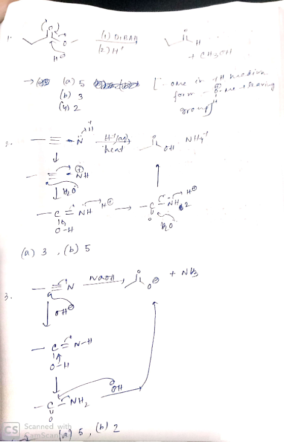 DBA ) 2 hent a) 3 (b) 5 Scanned wit CS