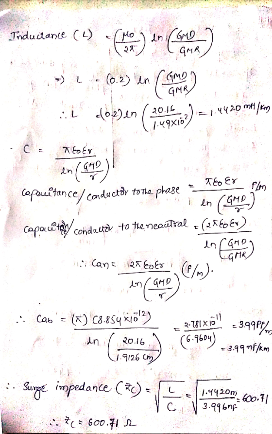 GMR (02)in 20.1L /.Y7xfo 20.IL -. )ー 1.YY20매 20.16 3.49f/km 1(26 C Save impedance