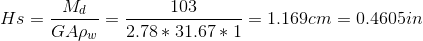 Md 103 1. 169cm-0.4605in GApw 2.78 31.671
