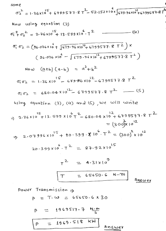 same IS Now usina etion (3) 1S 2 2 36.016 xlo -<79.9<x lo + 6799577.2 T 2 ις 12 2 12 S) usina equation (3), (4) md S) ,we in
