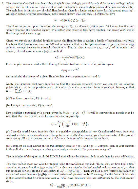 2. The unational method is an incredibly simple but surprisingly powerful method for understanding the low- energy behavior o