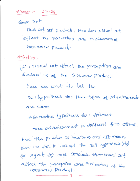 nso8 Given that Does atgil product, HoU dad usual at ettect e poceptim and evaluat on et artettect the percep+c) and es, visu