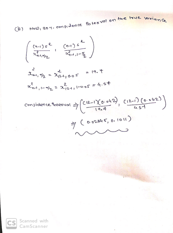 B) Noto, 9o . confidence in te s vat on the true vor C-I)s 2 Con Hdan ce.ntesvolウ(C12.-lXo.e42), C12-.) (o--,2)) C121) Co. 4