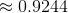 0.9244
