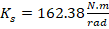 N.m K, - 162.38n rad