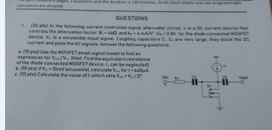 tonains b pages, 3 questions and the duration is 120 minutes. 2s A4 cheat-sheets and calculators are allowed QUESTIONS he fol
