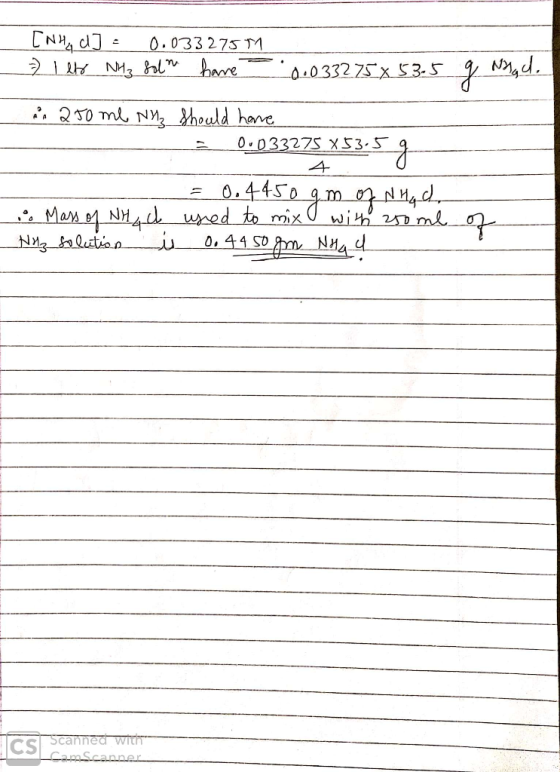 0.033273M N 8hl hve 03327 53.5 0 Tm NY2ould hane 0.033275 x53. 5 4 0.4450 uned to mix wi 27 ml ManNH4 0.44 S0 CS Scanned wih