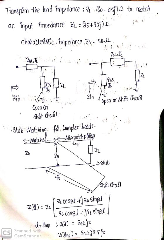 Tranyôm-lhe luad impedance :21:160-4ร์ไ,0 to match 20吨 2L 235. 1 open .ตั้ 6hdt Grafit Open a Stub Wricing f ampler Aads 21 2
