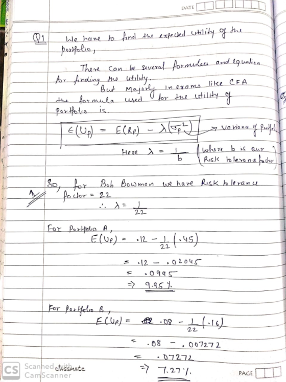DATE Asr Anding, he utludy heutil xams like CFA used ECRe) 之 9.qcy. 0800727 2 07272 Cs Scanhed ckishste CamScanner PAGE