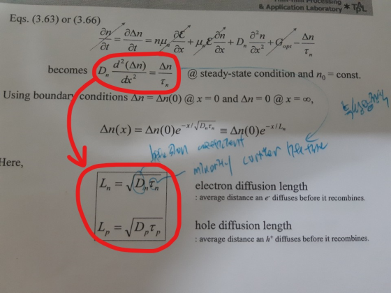 ng & Application Laboratoryp Eqs. (3.63) or (3.66) Ot t OX d (An)_An @ steady-state condition and no const. dhe2 Using bounda