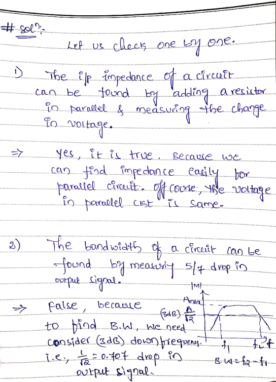 HO Let us cech one y one The impedanc ofa cixca can beound parallel measuing e chae yes, et ts true. Because we. 之 parallel .