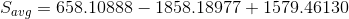 Savg-658.10888 - 1858.18977 + 1579.46130