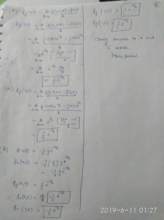 -312 L e 1(0)-f(a) 2 K-7o K /2 e (a6)RF 7(,24k) f(3,2) 2 312 1 X2X e 3b (24k)e answers iva and k-p mat ch. 2+k - Hence, prove