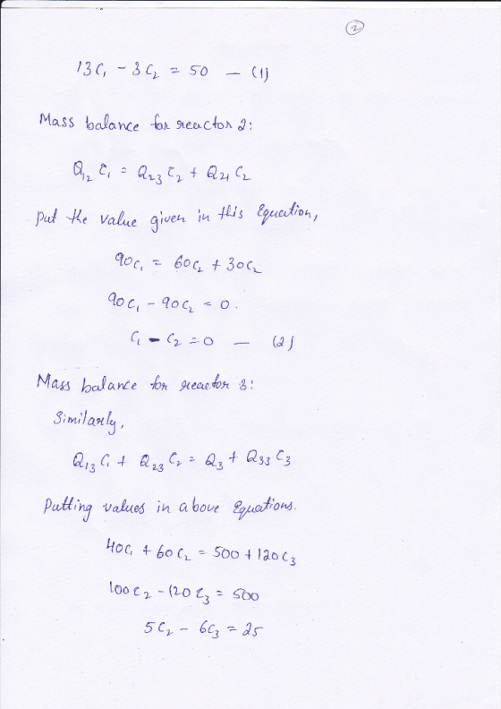 Mass balance ton seacton : pel e value give fo ina values ih above rons
