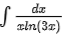da xln(3a)