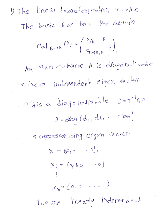 The basic o boh he donofn アtinem ndependent eigen vecer is a Jago nol İZe.ble. フCoT:Responding eigen vecer The e Inealy hdlep