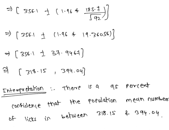 18 S- 2 → [35-1 ± 3구. 946여] 394.04 318. 15 Perrcent Inteopsthahion - There Hhe populahion medn numbes that CDnfidenie 318.S b