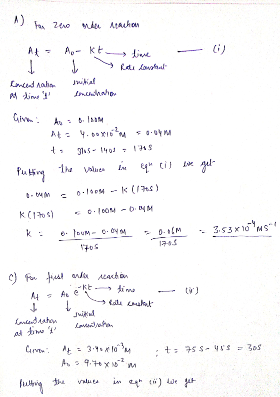 A)FO 2eno Lden Atachon G Aр- kt At Lime Ratu ontaul Jnihal Lncwtnahon Loncend Aahan 0.100M A- 4.00XID M At- 31S 140 Ne eci th