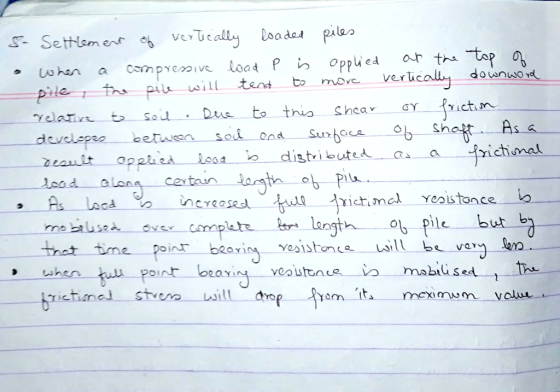 &-Settlement overtcally loadet palao ar th tap Campreive loa P to tend Oppied when downword verücally move pile the piu will