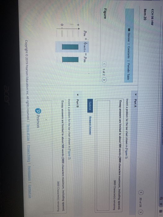 <CH 06 HW Item 20 20 of 28 Part A Review | Constants | Periodic Table Invent a problem for the bar chart shown in (Figure 1)