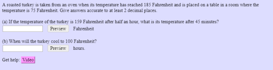 A roasted turkey is taken from an oven when its temperature has reached 185 Fahrenheit and is placed on a table in a room whe