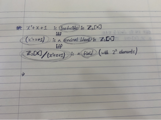 is ueducile in Z (rxe) maximal idea fn Z is a is a field (with 2 elaments)
