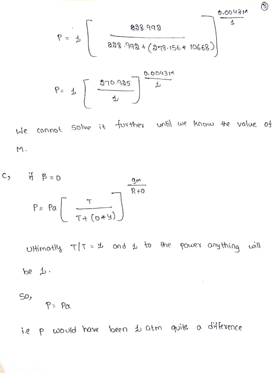 388.999 ,メ aag .992 t(973-15&# t0668 0.0043 1.95 メ Solve t frthe untl know the value ot M. R+0 P- Pa to the fouRY anything uy