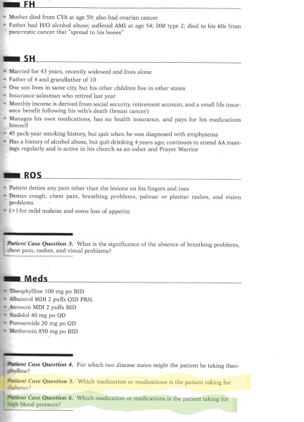 FH Mother died from CVA at age 59; also had ovarian cancer Father had H/O alcohol abuse; suffered AMI at age 54; DM type 2; d