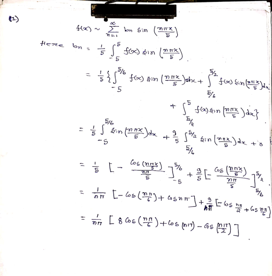  1 Point Consider The Fourier Sine Series 14 Sin F z A Find The 